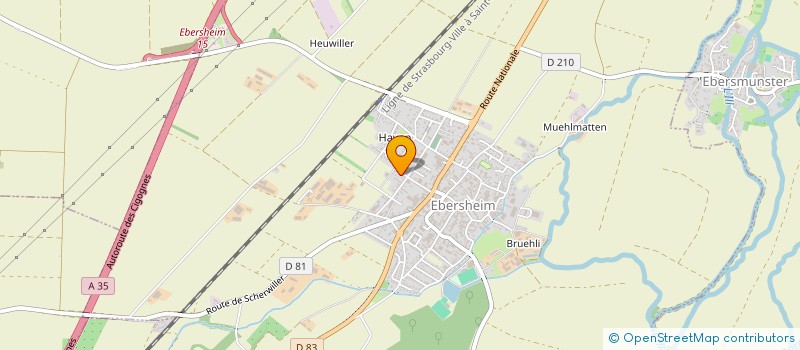 localisation de l'entreprise MONSIEUR JEREMIE ERNST  BALDENHEIM