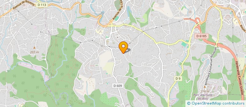 localisation de l'entreprise MONSIEUR JEREMIE ESCALLIER  GRASSE