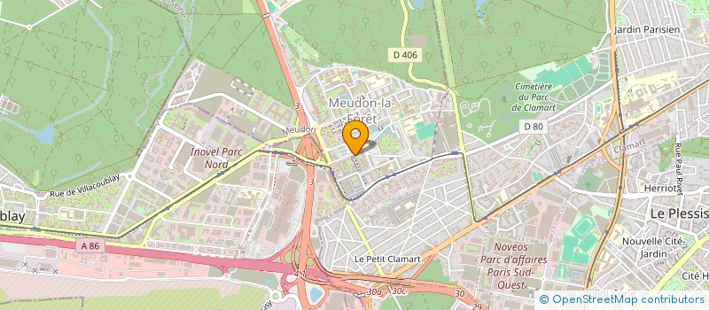 localisation de l'entreprise MONSIEUR JEREMIE ETIENNE SERG LACAN à MEUDON
