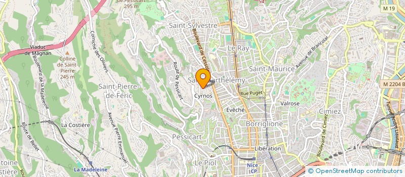 localisation de l'entreprise MONSIEUR JEREMIE FANCHONE à NICE