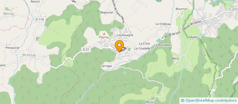 localisation de l'entreprise MONSIEUR JEREMIE FERNANDEZ à GANAC