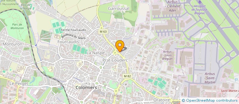 localisation de l'entreprise MONSIEUR JEREMIE FERRE à COLOMIERS