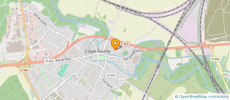 localisation de l'entreprise MONSIEUR JEREMIE FISCHER  CLAYE-SOUILLY