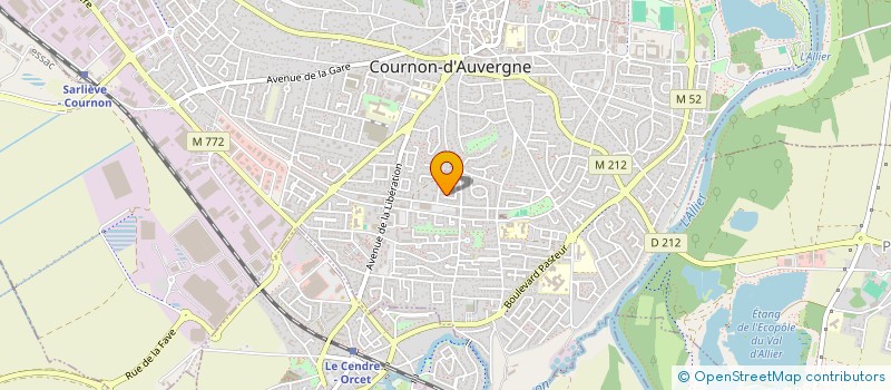 localisation de l'entreprise MONSIEUR JEREMIE FRANCO  COURNON-D'AUVERGNE