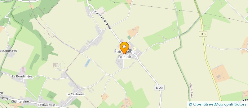 localisation de l'entreprise MONSIEUR JEREMIE FRANZON  EPINAY-SUR-DUCLAIR