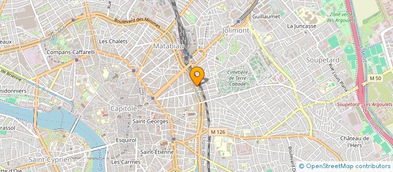 localisation de l'entreprise MONSIEUR JEREMIE FUZEAU  TOULOUSE