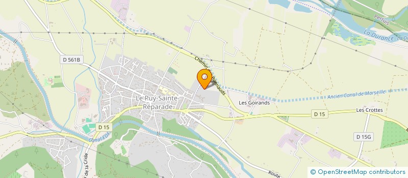 localisation de l'entreprise MONSIEUR JEREMIE GABARRE  LE PUY-SAINTE-REPARADE