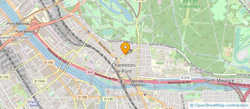 localisation de l'entreprise MONSIEUR JEREMIE GABBAY  CHARENTON-LE-PONT