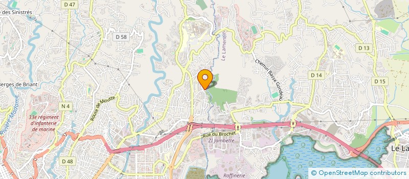 localisation de l'entreprise MONSIEUR JEREMIE GAILLARD  FORT-DE-FRANCE