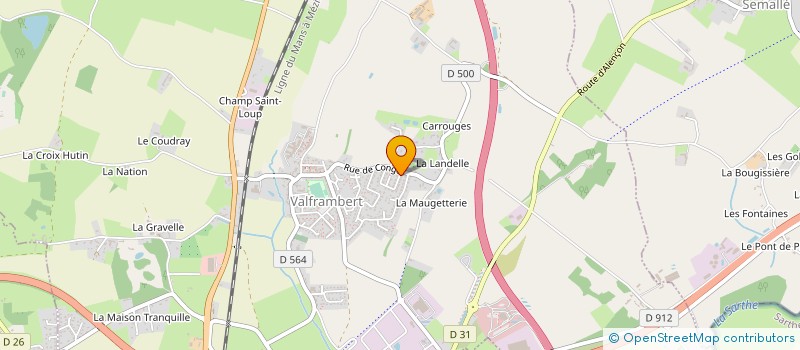 localisation de l'entreprise MONSIEUR JEREMIE GANDON à VALFRAMBERT