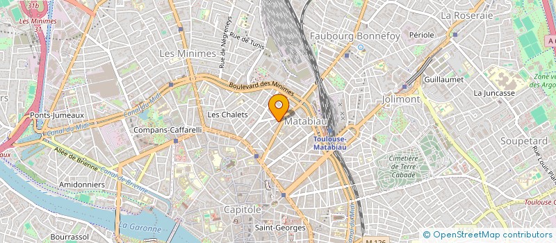 localisation de l'entreprise MONSIEUR JEREMIE GARGARONIS à TOULOUSE