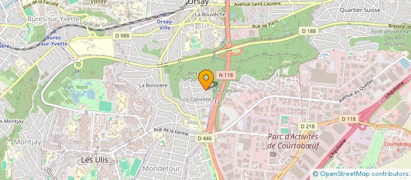 localisation de l'entreprise MONSIEUR JEREMIE GARRIC à ORSAY