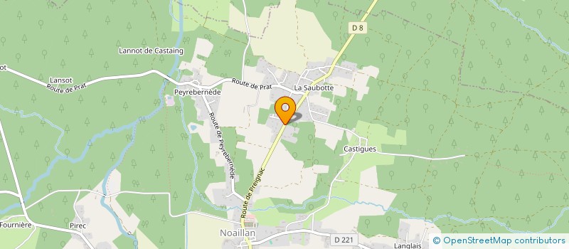 localisation de l'entreprise MONSIEUR JEREMIE GELLY  NOAILLAN