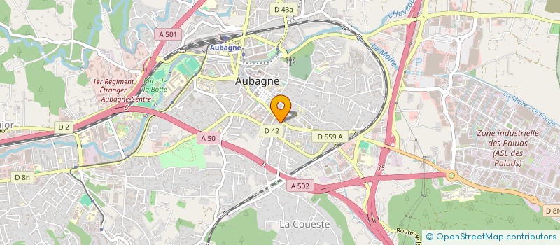 localisation de l'entreprise MONSIEUR JEREMIE GENIN à AUBAGNE
