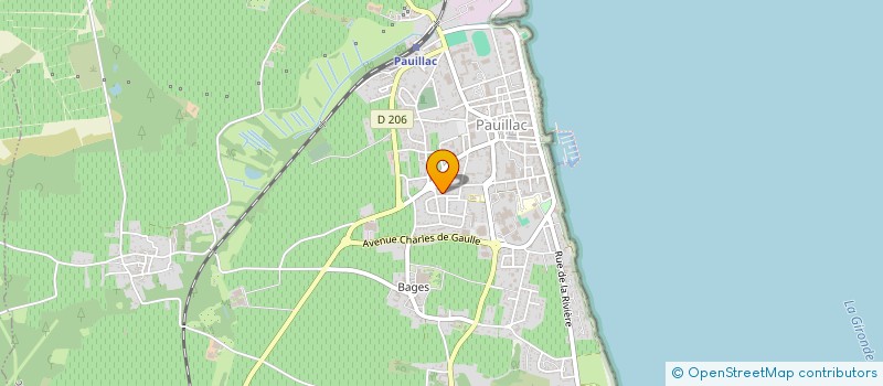 localisation de l'entreprise MONSIEUR JEREMIE GERMAIN  PAUILLAC