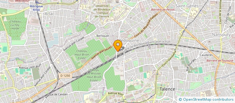 localisation de l'entreprise MONSIEUR JEREMIE GERMON  TALENCE