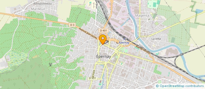 localisation de l'entreprise MONSIEUR JEREMIE GILLET à EPERNAY