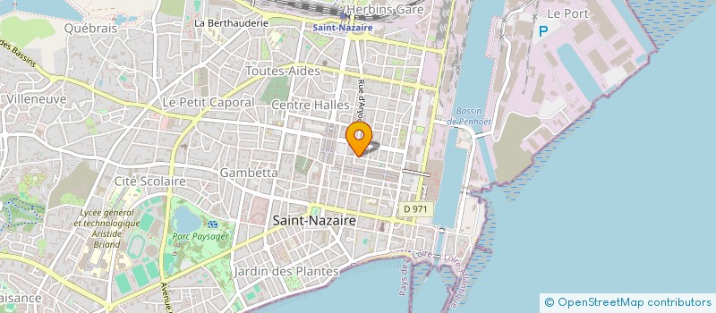 localisation de l'entreprise MONSIEUR JEREMIE GONDET  SAINT-NAZAIRE