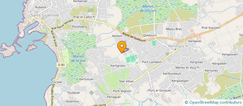 localisation de l'entreprise MONSIEUR JEREMIE GOURRET à PENMARCH