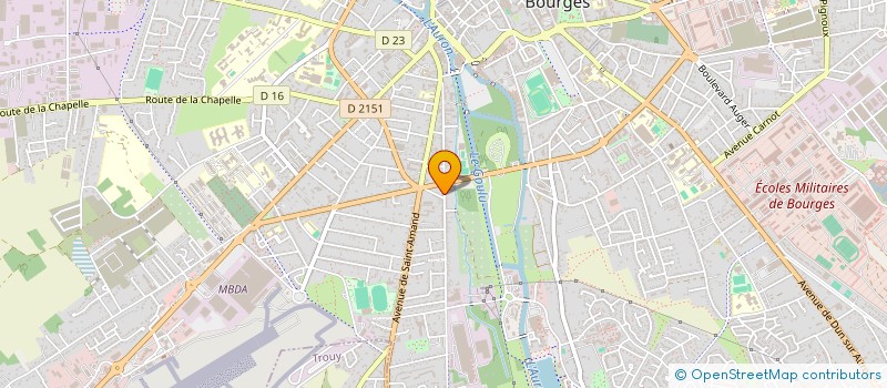 localisation de l'entreprise MONSIEUR JEREMIE GOUVEIA  BOURGES