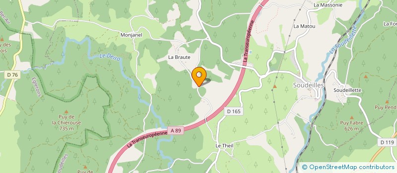 localisation de l'entreprise MONSIEUR JEREMIE GOUZENES  SOUDEILLES