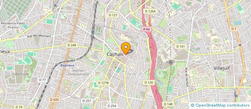localisation de l'entreprise MONSIEUR JEREMIE GRAESSLIN à CACHAN