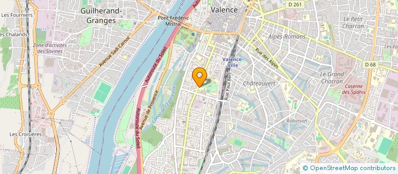 localisation de l'entreprise MONSIEUR JEREMIE GRELIER  VALENCE