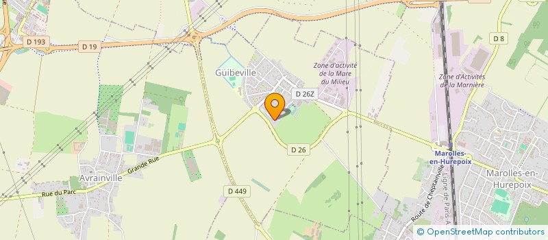 localisation de l'entreprise MONSIEUR JEREMIE GUEDJ  GUIBEVILLE