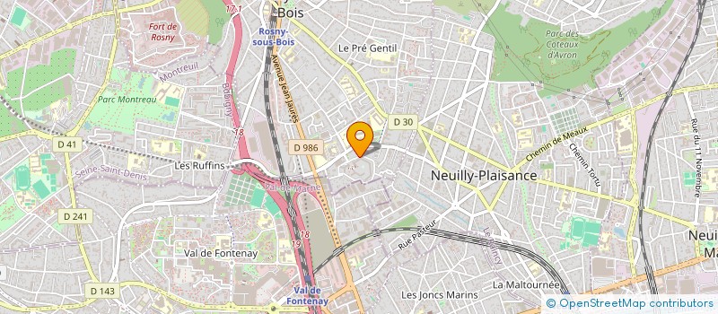 localisation de l'entreprise MONSIEUR JEREMIE GUILHEM HALLAY à NOISY-LE-GRAND