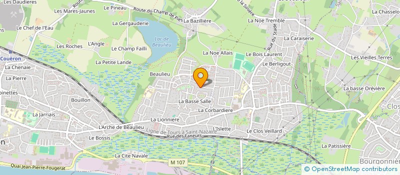 localisation de l'entreprise MONSIEUR JEREMIE GUILLET à COUERON