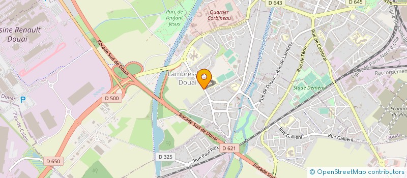 localisation de l'entreprise MONSIEUR JEREMIE HAFFNER à LAMBRES-LEZ-DOUAI