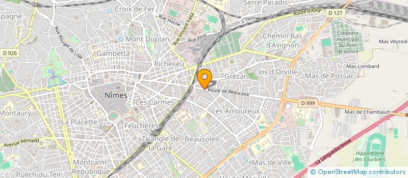 localisation de l'entreprise MONSIEUR JEREMIE HAREL  NIMES