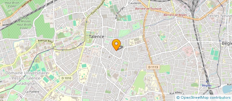 localisation de l'entreprise MONSIEUR JEREMIE HASSOUN à TALENCE