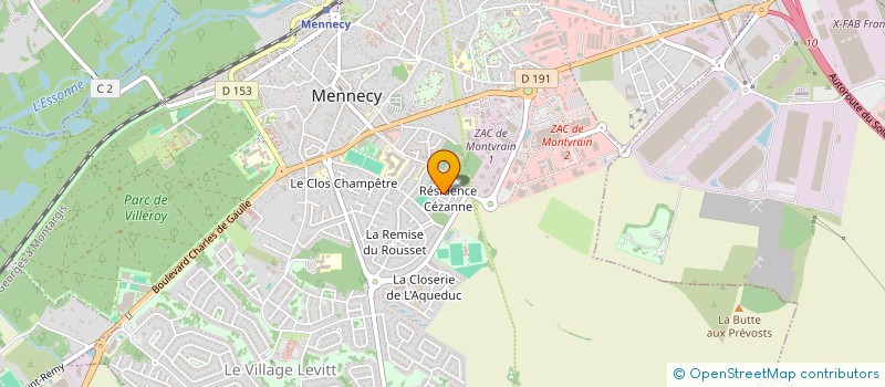 localisation de l'entreprise MONSIEUR JEREMIE HAUSER à MENNECY