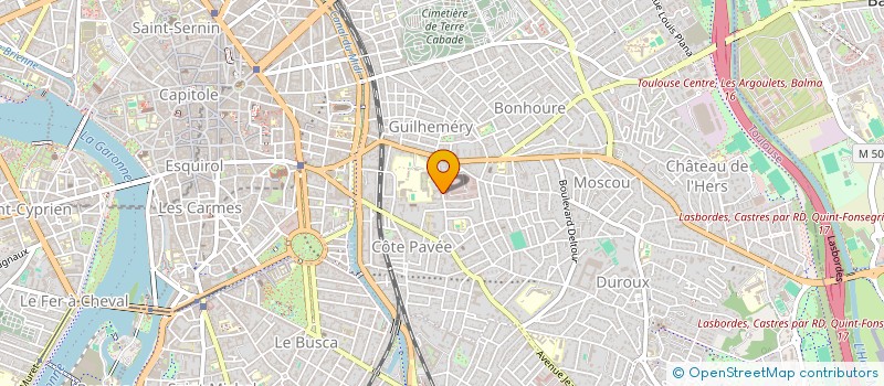 localisation de l'entreprise MONSIEUR JEREMIE HAUSSEGUY à TOULOUSE