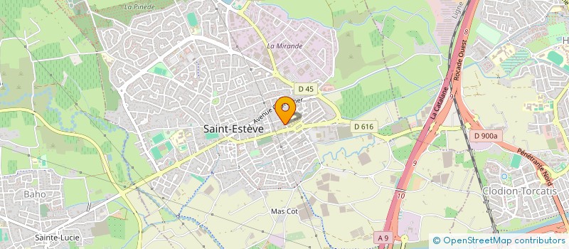 localisation de l'entreprise MONSIEUR JEREMIE HEIDERICH  SAINT-ESTEVE