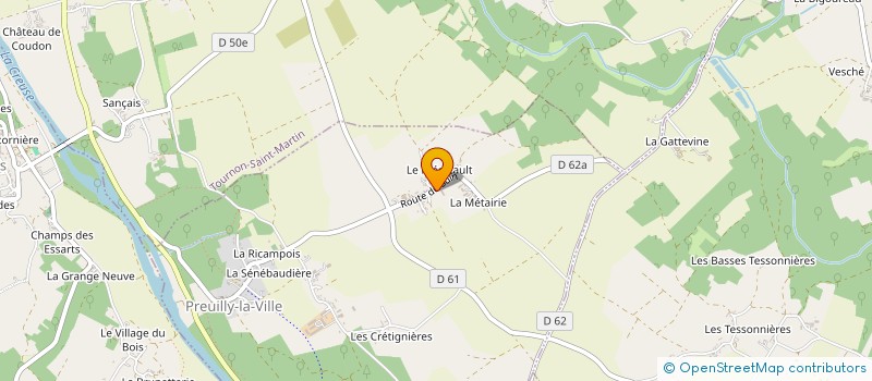 localisation de l'entreprise MONSIEUR JEREMIE HELION à PREUILLY-LA-VILLE