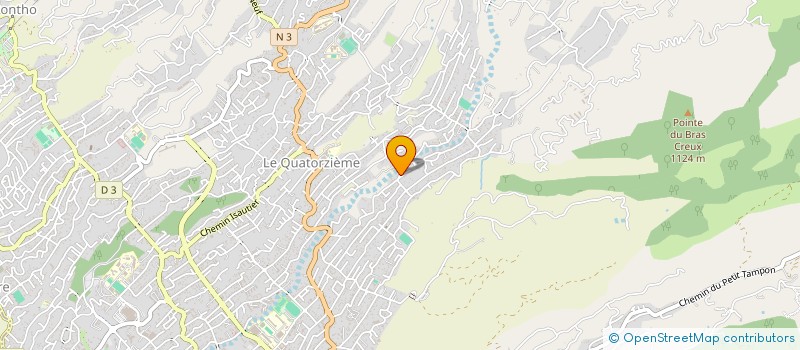 localisation de l'entreprise MONSIEUR JEREMIE HOARAU  LE TAMPON