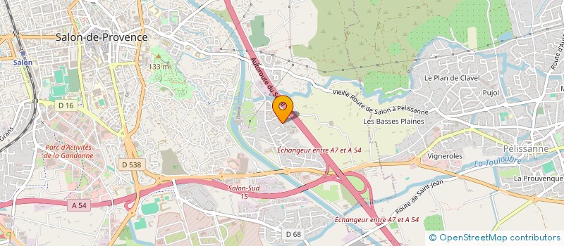 localisation de l'entreprise MONSIEUR JEREMIE HONNET  SALON-DE-PROVENCE