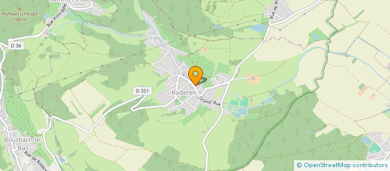 localisation de l'entreprise MONSIEUR JEREMIE HUEBER  RODEREN