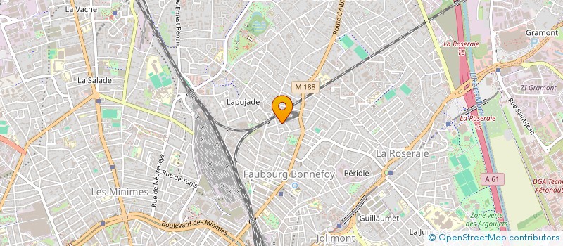 localisation de l'entreprise MONSIEUR JEREMIE ILLOUZ à TOULOUSE