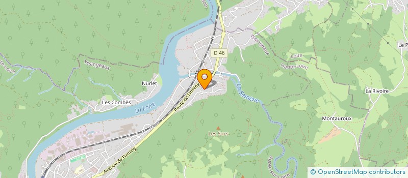 localisation de l'entreprise MONSIEUR JEREMIE JAMON  AUREC-SUR-LOIRE