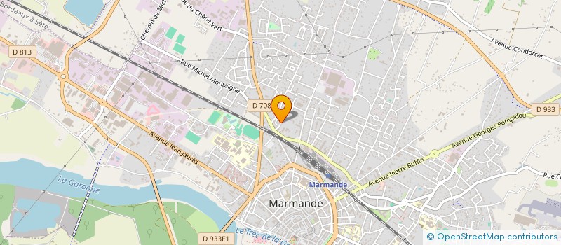 localisation de l'entreprise MONSIEUR JEREMIE JAUMON  MARMANDE