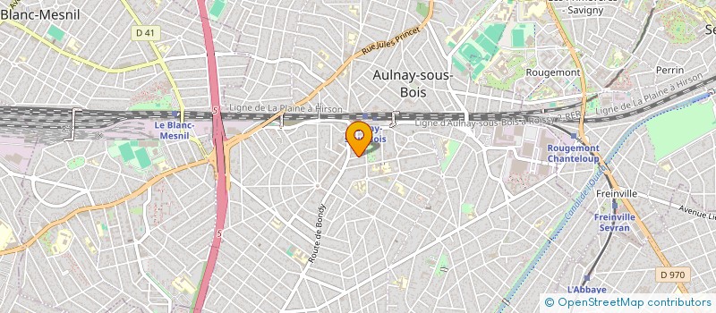 localisation de l'entreprise MONSIEUR JEREMIE JEAN-DIDIER à AULNAY-SOUS-BOIS