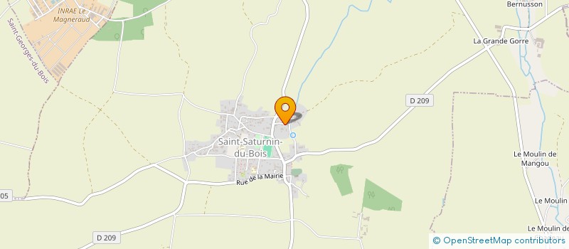 localisation de l'entreprise MONSIEUR JEREMIE JOUM  SAINT-SATURNIN-DU-BOIS