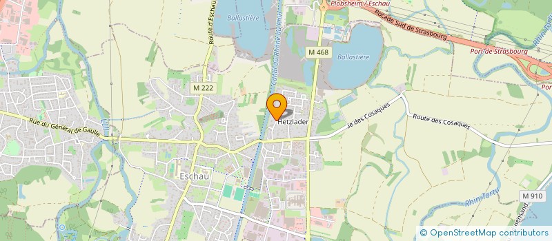 localisation de l'entreprise MONSIEUR JEREMIE JUAN JOSE SCHOCH  ESCHAU