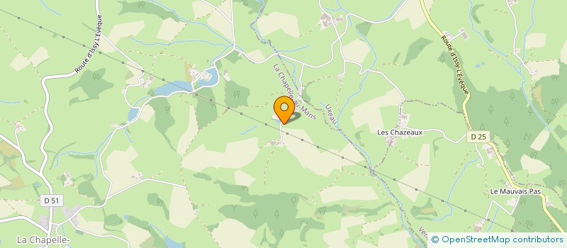 localisation de l'entreprise MONSIEUR JEREMIE JUNIER  CHAPELLE-AU-MANS (LA)