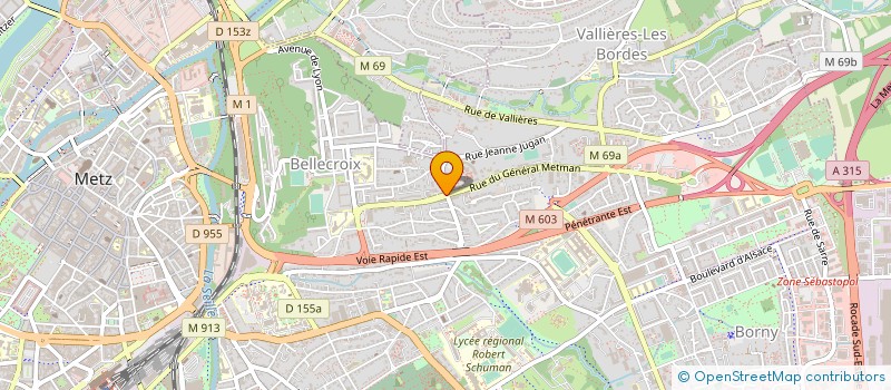 localisation de l'entreprise MONSIEUR JEREMIE KIEFER  METZ