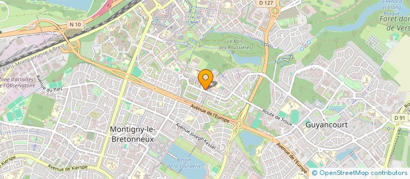 localisation de l'entreprise MONSIEUR JEREMIE KONZO  GUYANCOURT