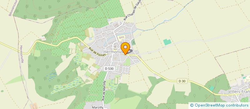localisation de l'entreprise MONSIEUR JEREMIE LABAT  HERMONVILLE